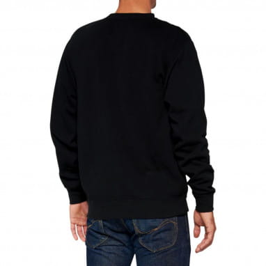 Icon Pullover Crewneck Sweatshirt - black