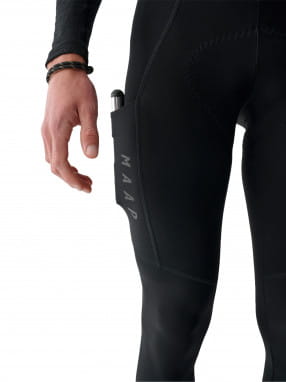 Team Bib Evo Thermal Cargo Tights - Black