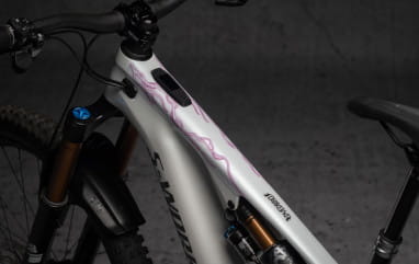 E-Bike Frame Protection Kit Lighting - Pink Matt