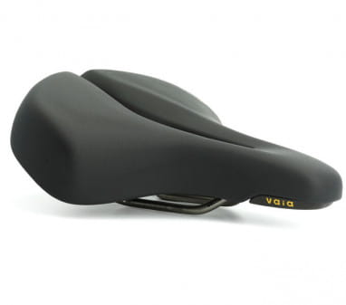 Vaia Relaxed bicycle saddle - black