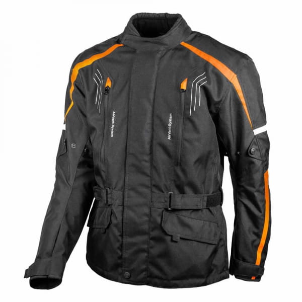 Jacket Dayton - black-orange fluo