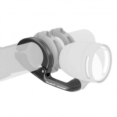 Lampenhalter 25,4 - 31,8 mm - schwarz