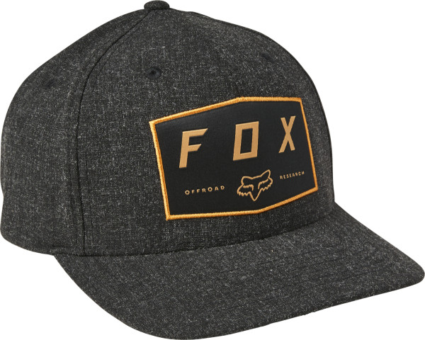 BADGE FLEXFIT HAT - Black