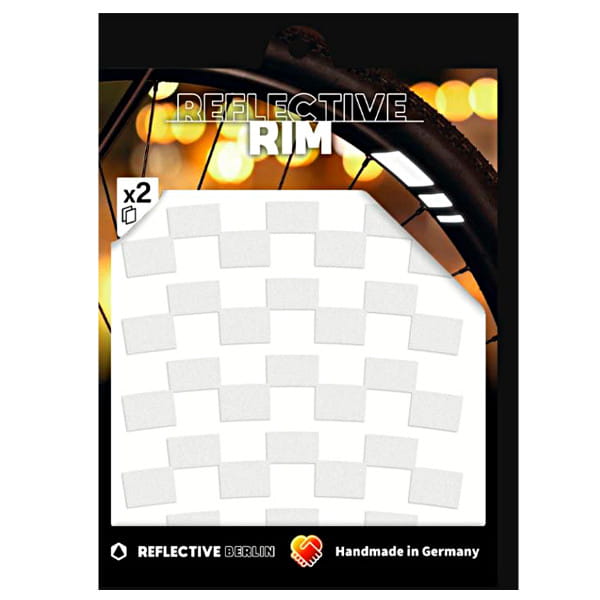 Reflective Rim Checker - Weiß