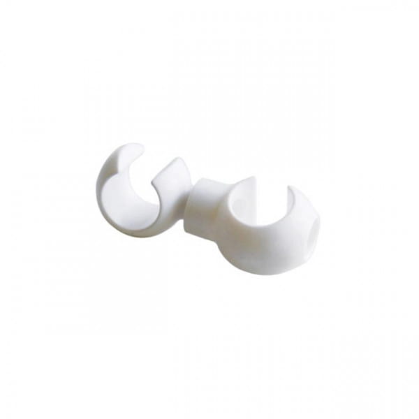 Rotating hooks for shift and brake cables - white