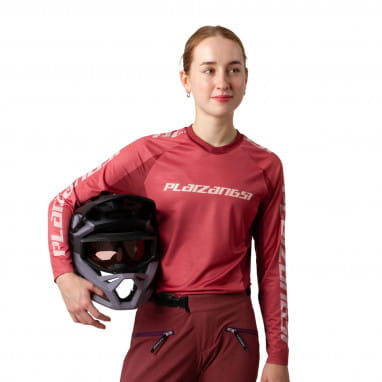 RC-LS Jersey Mujer - Rojo