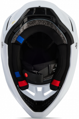 V3 RS Carbon Solid Helmet - White