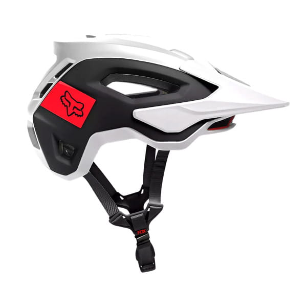 Fox Racing Speedframe Pro Blocked, CE - white/black | MTB-Helme | BMO Bike Mailorder