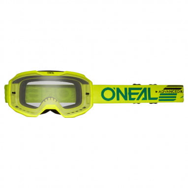 B-10 Goggle SOLID neon yellow - clear