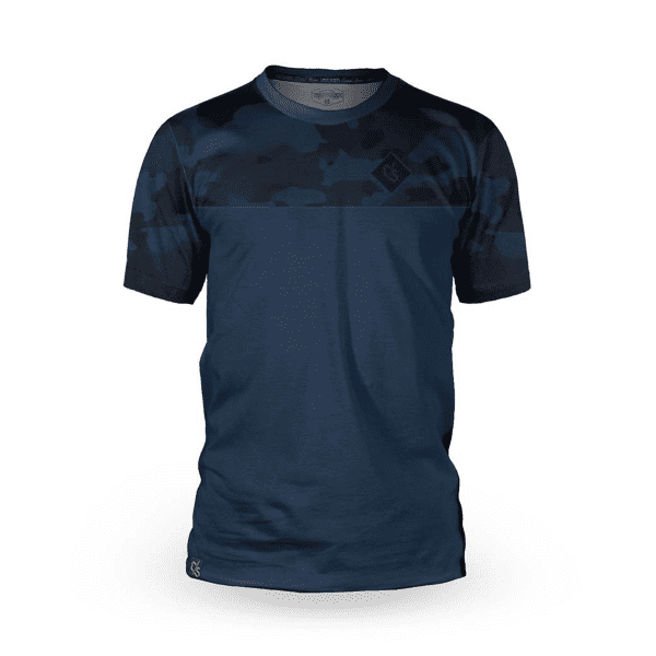 C/S Jersey Short Sleeve - Camo/Blue
