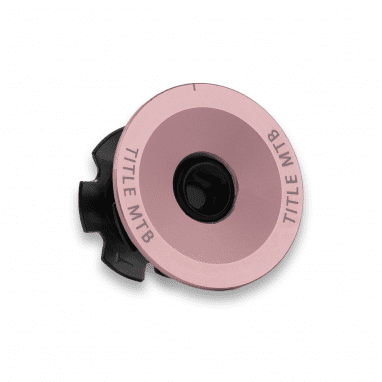 Top Cap und Gabelschraube - pink