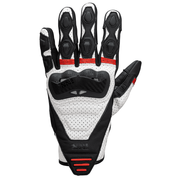 Rapid 1.0 Lederhandschuhe schwarz-weiss-rot