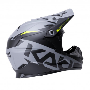 Zoka Fullface Helm - Schwarz/Grau