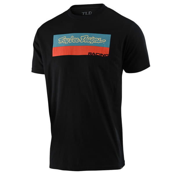 Racing Block - T-shirt - Zwart