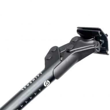 Tija de sillín ShockShop con elemento amortiguador 350mm - negro