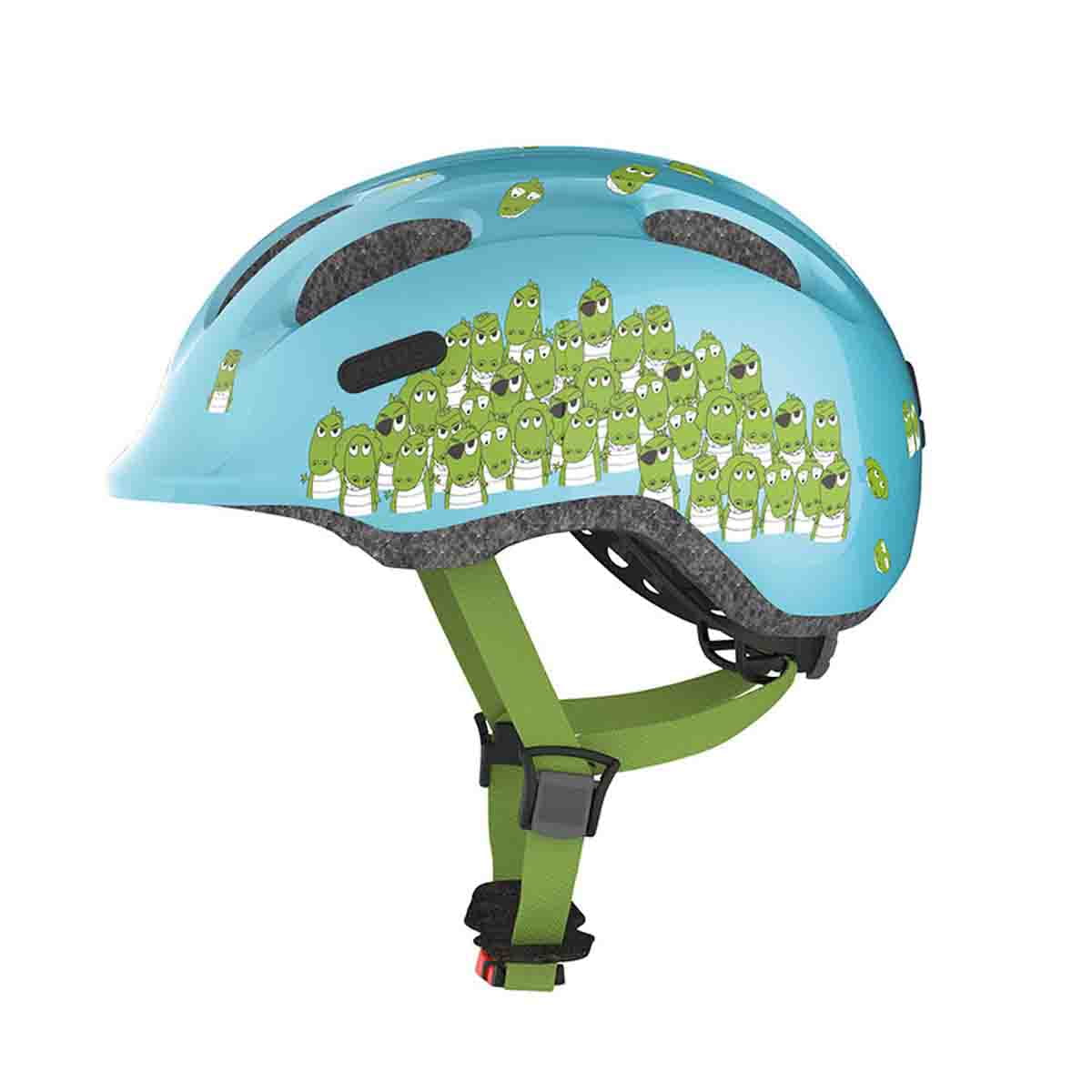 Abus 2.0 - Kids helmet crocodile blue | Bike Helmets | BMO Bike Mailorder