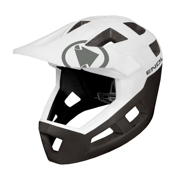 SingleTrack Full Face MiPS® Helm - Weiß