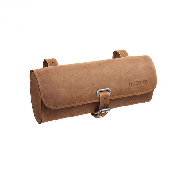 Sac de selle en cuir Challenge - dark tan