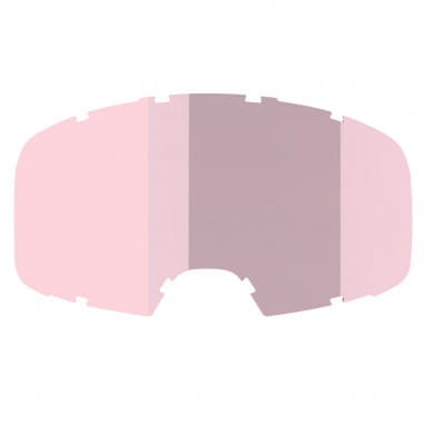 Lente a specchio singolo iniettato - rosa tenue