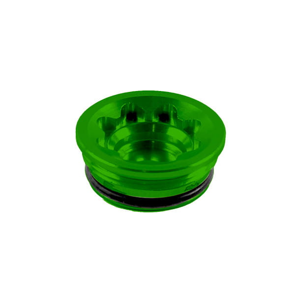 Coperchio del foro per pinza V4/E4 piccolo - Verde