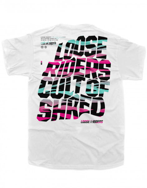 Tech Men Jersey Shortsleeve - Warped Rainbow Zebra-S
