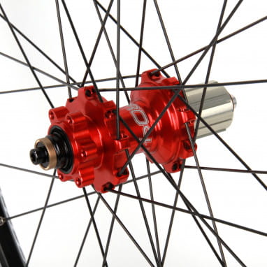 Tech DH Hinterrad Pro 4 Straight Pull 26 Zoll - rot