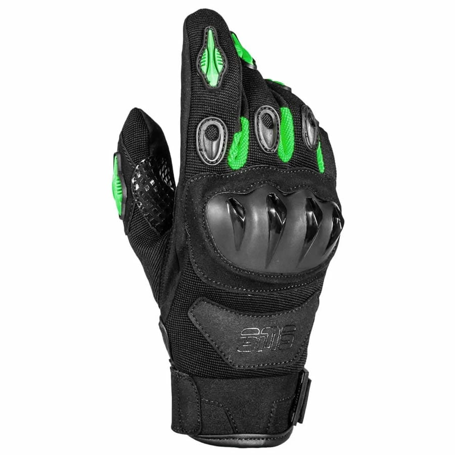 Handschoenen Tijger - zwart-groen | Zomerhandschoenen | Handschoenen | | | BMO Bike Mailorder (NL)