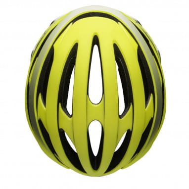 Stratus Ghost MIPS Reflective Road Bike Helmet - Signal Yellow/Silver