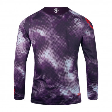 Pixel Cloud T-Shirt LTD (long sleeve) - Thistle