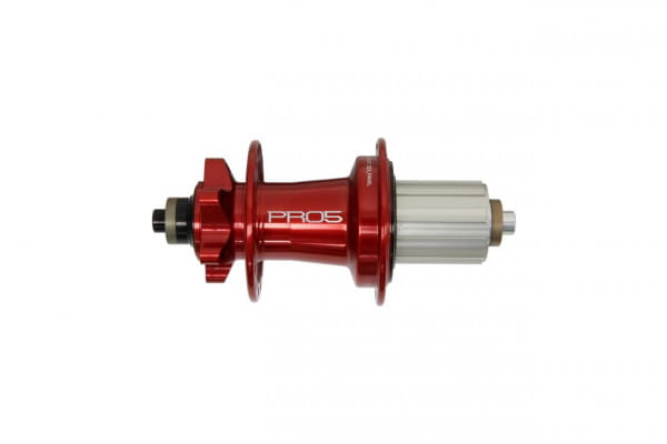 Pro 5 Hinterradnabe 32 Loch - rot - Shimano Aluminium Freilauf