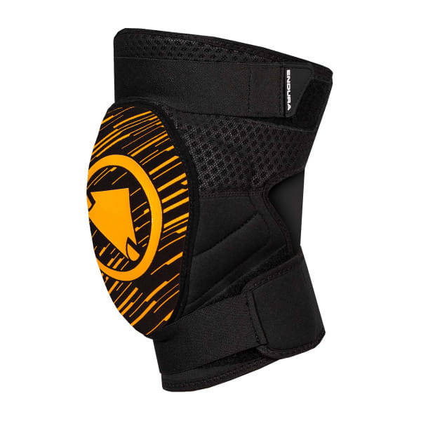 SingleTrack II Knee Protectors - Black/Orange
