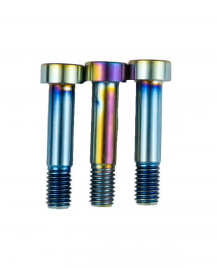 Define/ Define AL TI Shock bolts rainbow - Silver