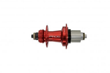 Pro 5 Hinterradnabe 32 Loch - Centerlock - rot - Shimano Microspline Freilauf