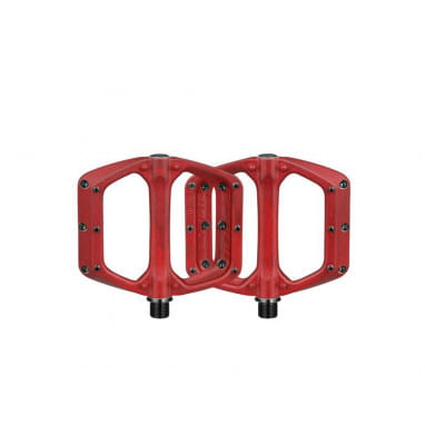 Spoon DC Flat Pedals - Red