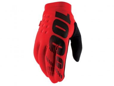 Brisker thermal gloves - red