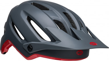4FORTY Fahrradhelm - matte/gloss gray/red