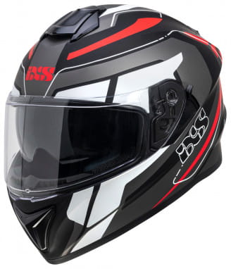 Full-face helmet iXS216 2.2 - gray-black-red