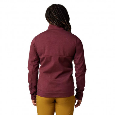 Womens Ranger Fire Jacket - dark maroon