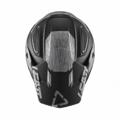 Casco motocross GPX 4.5 - nero opaco-grigio