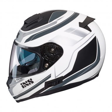 215 2.0 motorcycle helmet matte white grey