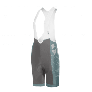 UNITY Porter Cargo Bib Shorts - grijs