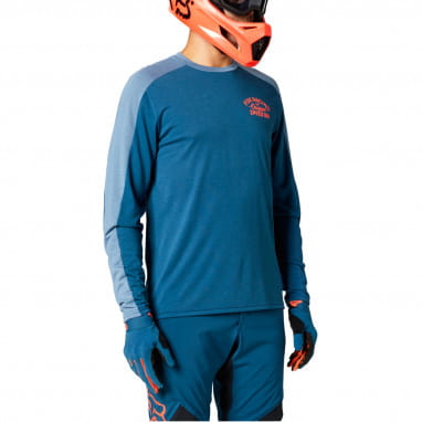 Ranger DR - Long sleeve jersey - Dark Indo - Blue/Orange