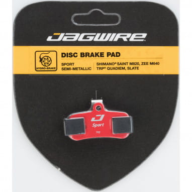 Brake pads Disc Sport Semi-Metallic for Shimano XTR, Saint, SLX