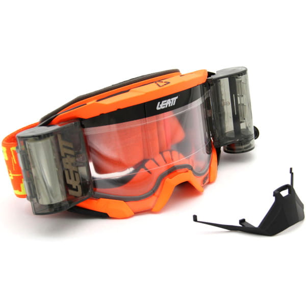 Velocity 5.5 Goggle with Roll-Off System Clear - Neon Orange