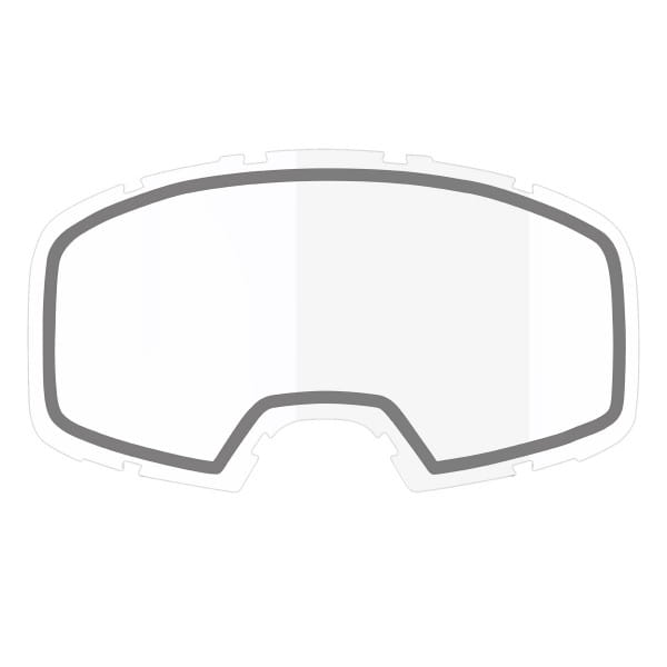 Double Lens Transparent for Goggles Hack/Trigger - Clear