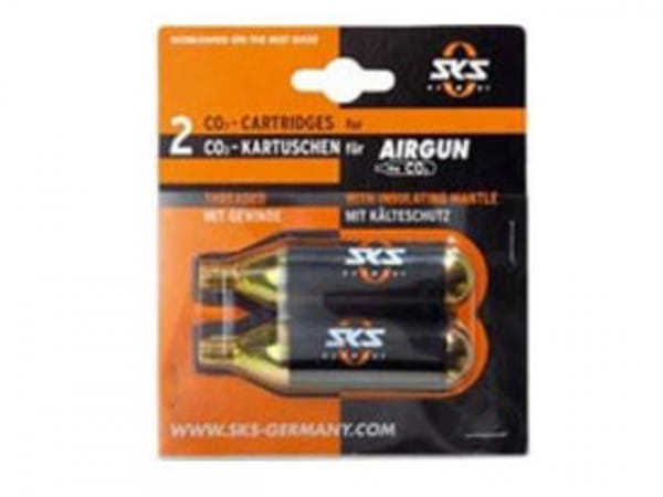 Airgun CO2 replacement cartridges double pack 16g - Airgun