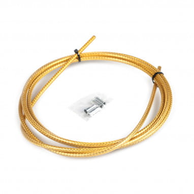 Brake cable housing 2.5m - carbon gold