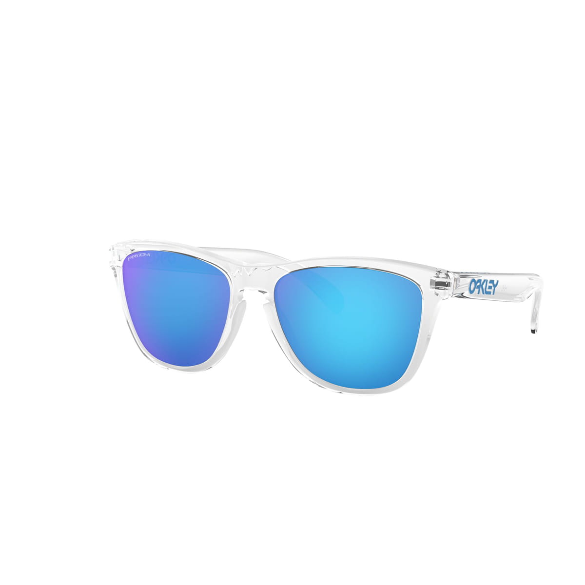 Oakley Frogskins Crystal Clear - Prizm Sapphire | Sunglasses | BMO Bike  Mailorder