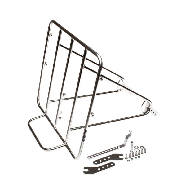 Frontier front rack - silver