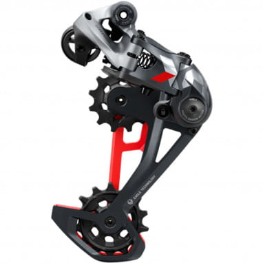 X01 Eagle achterderailleur 12 versnellingen - Type 3.0 - zwart/rood